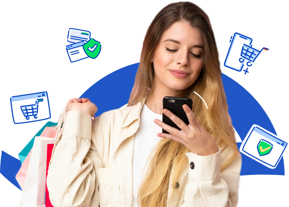 zadowolona klientka z łatwych, bezpiecznych i prostych płatności online eService